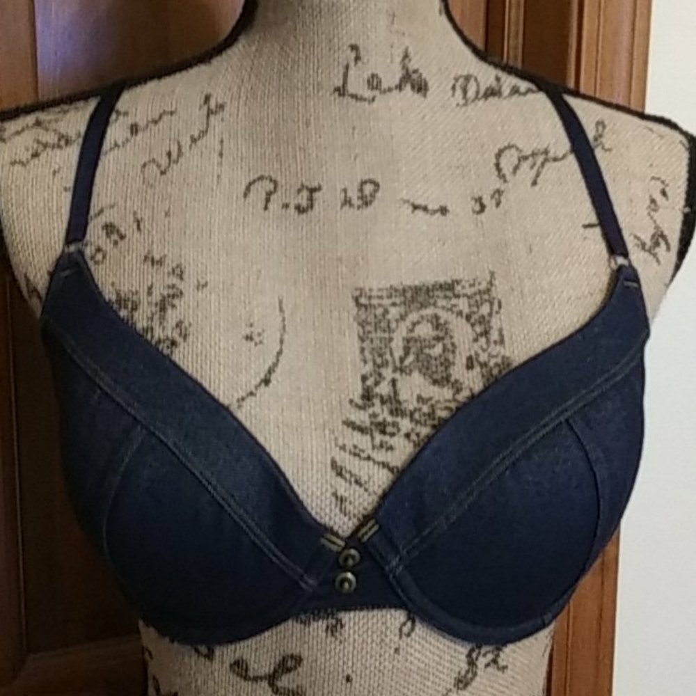 Aerie denim look bra, VGUC
